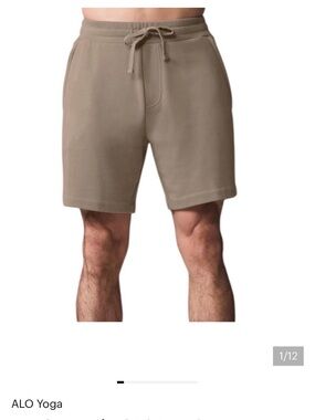 ALO Yoga Chill short color gravel
